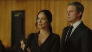 Samantha and Ted team up in the Suits LA finale (Image via NBC)